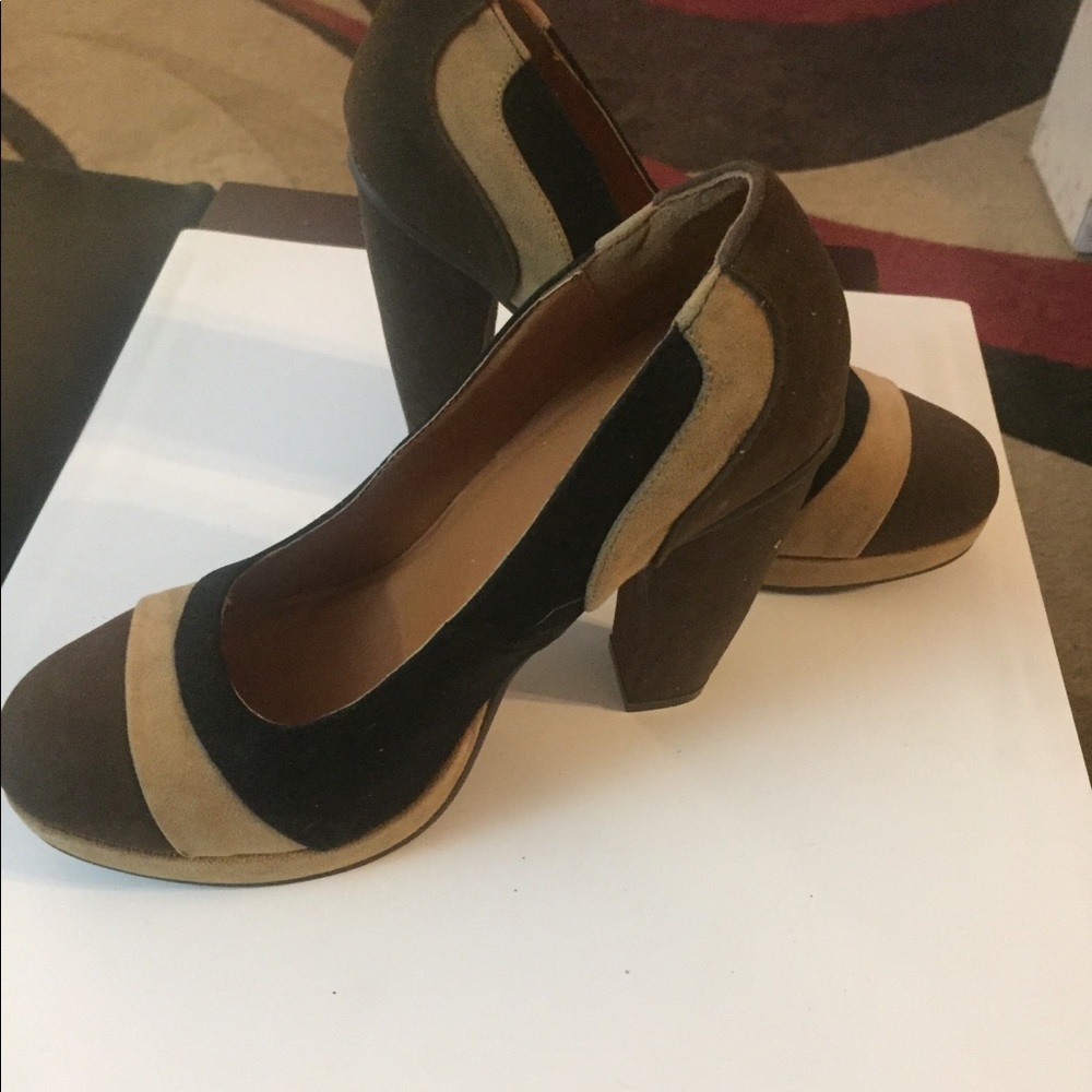 Multi Colored Thick Heels - image 4